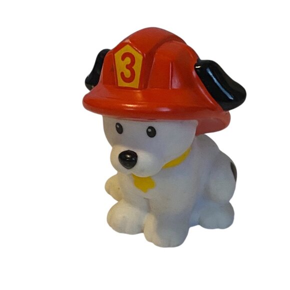 Fisher-Price Little People Firefighter Dalmatian Fire Dog Figure Replacement - Picture 1 of 6